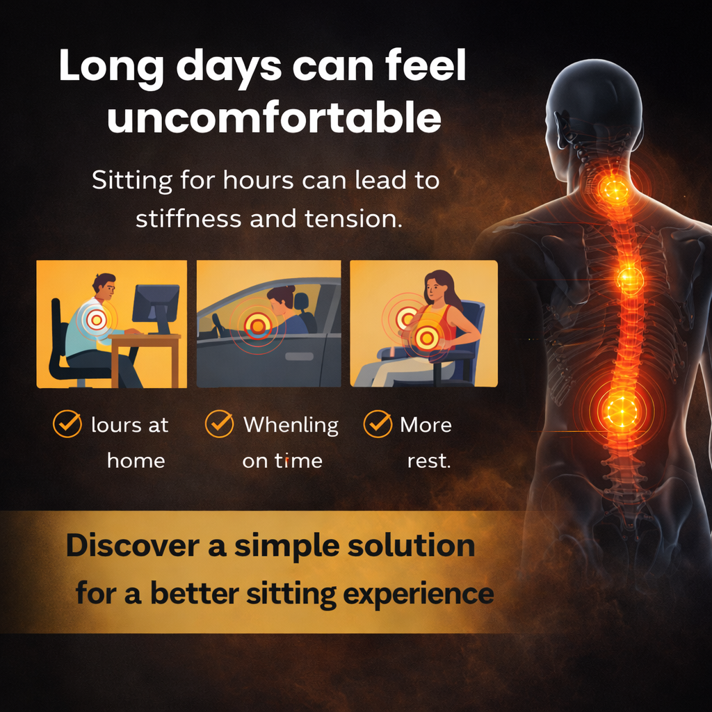Relyxa™ – Effortless Everyday Comfort for Long Sitting Hours